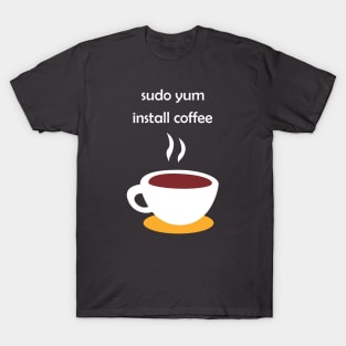 Linux Install Coffee T-Shirt